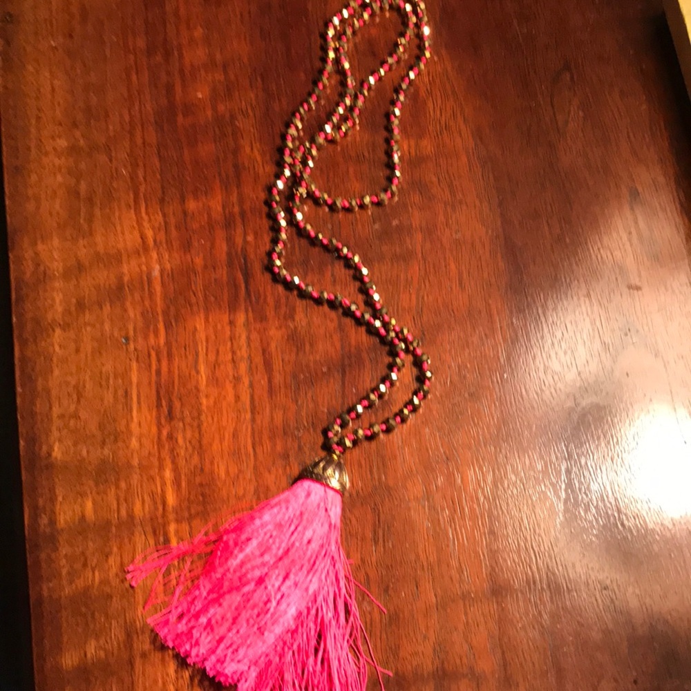 Long tassel necklace, Lilly Pulitzer